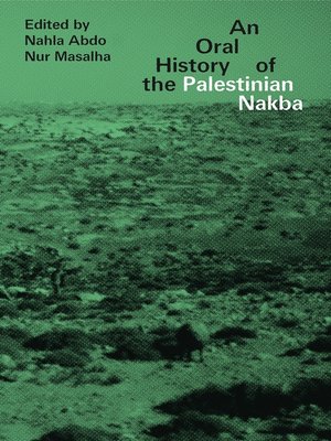 cover image of An Oral History of the Palestinian Nakba